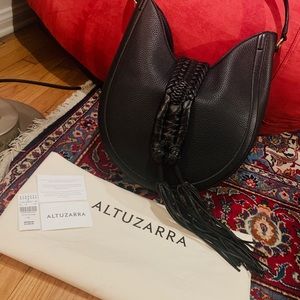Altuzarra medium hobo braided  fringe bag